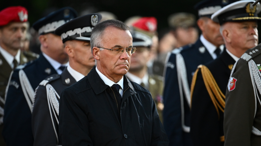 Uroczyste obchody 84. rocznicy wybuchu II wojny światowej przed Pomnikiem Obrońców Wybrzeża na Westerplatte w Gdańsku