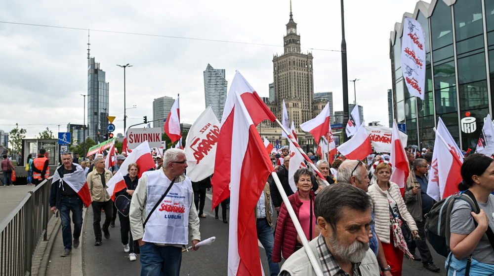 Protest rolników w Warszawie