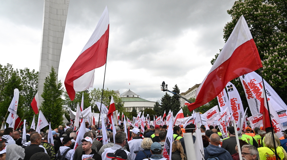 Protest rolników w Warszawie