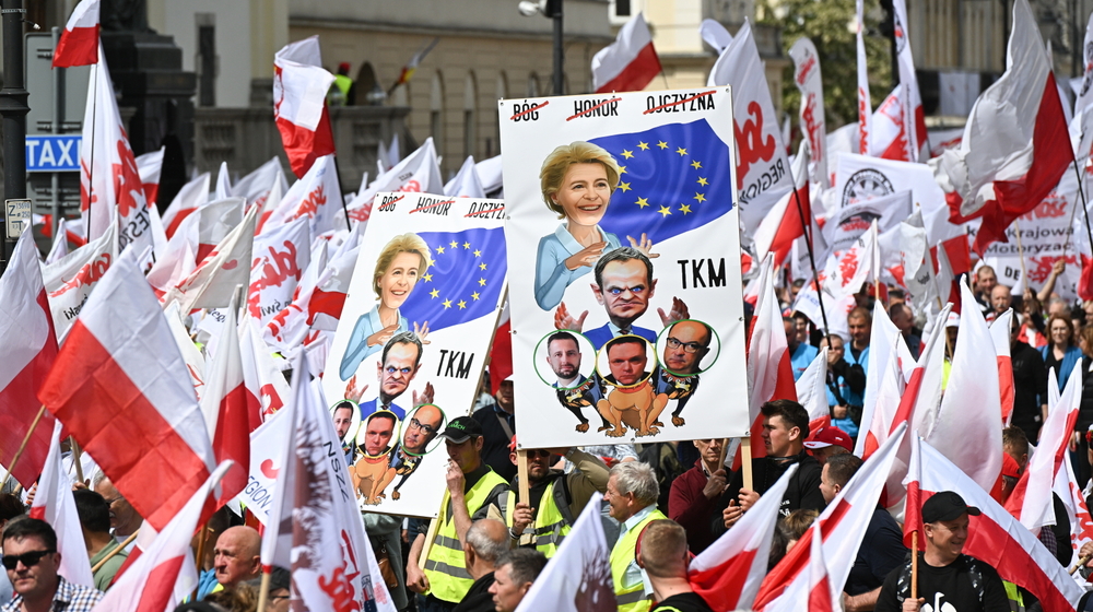 Protest rolników w Warszawie