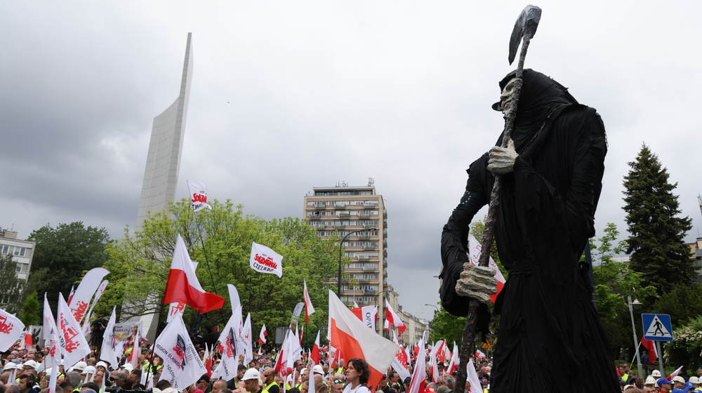 Protest rolników w Warszawie