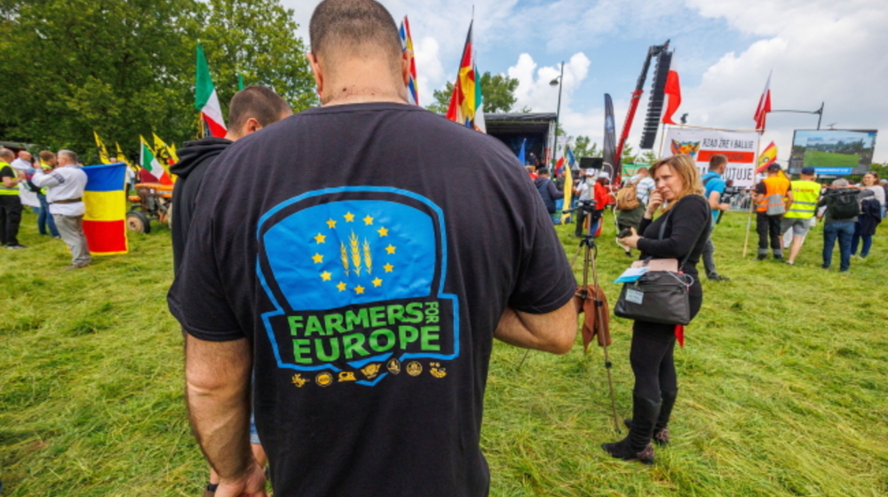 Protest rolników w Brukseli