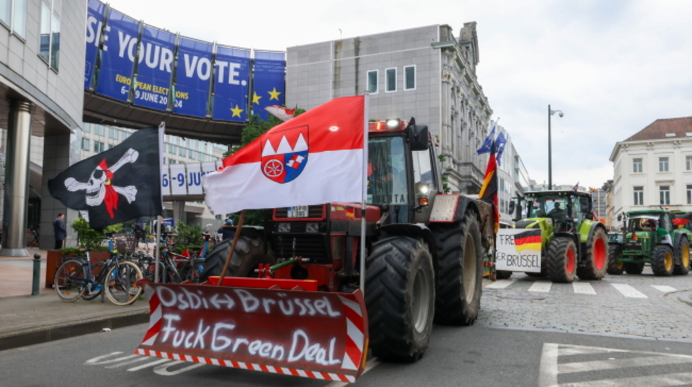 Protest rolników w Brukseli