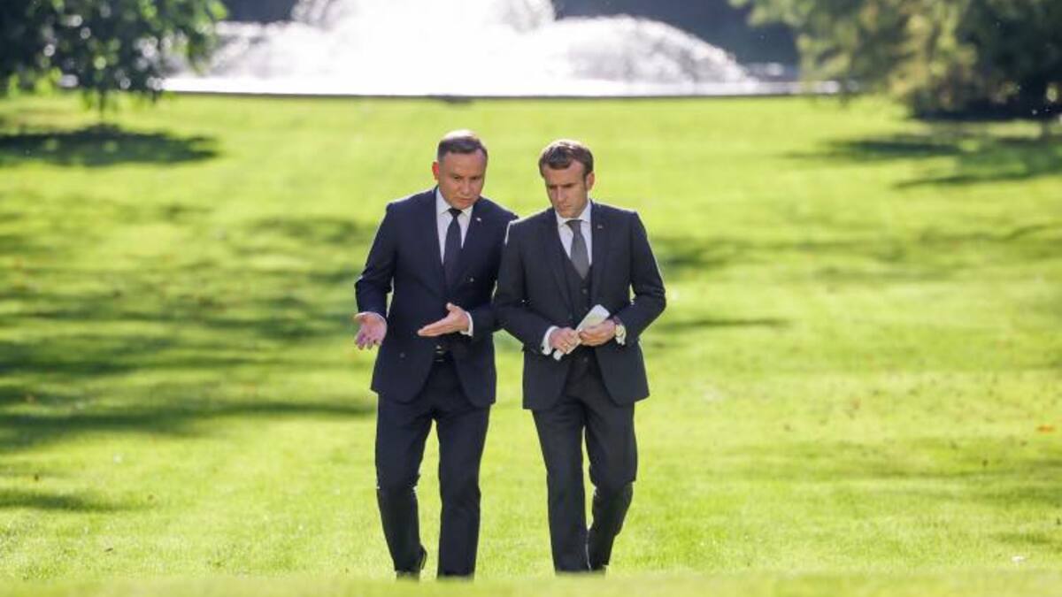 Macron najpierw zadzwonił do Dudy przed rozmową na temat Rosji z innymi przywódcami światowymi