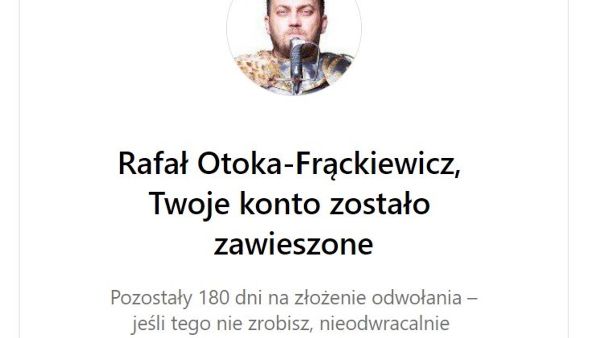 Otoka-Frąckiewicz: Zuckerberg skasował mi konto na Instagramie. Nie miałem tam nic poza fotkami z życia