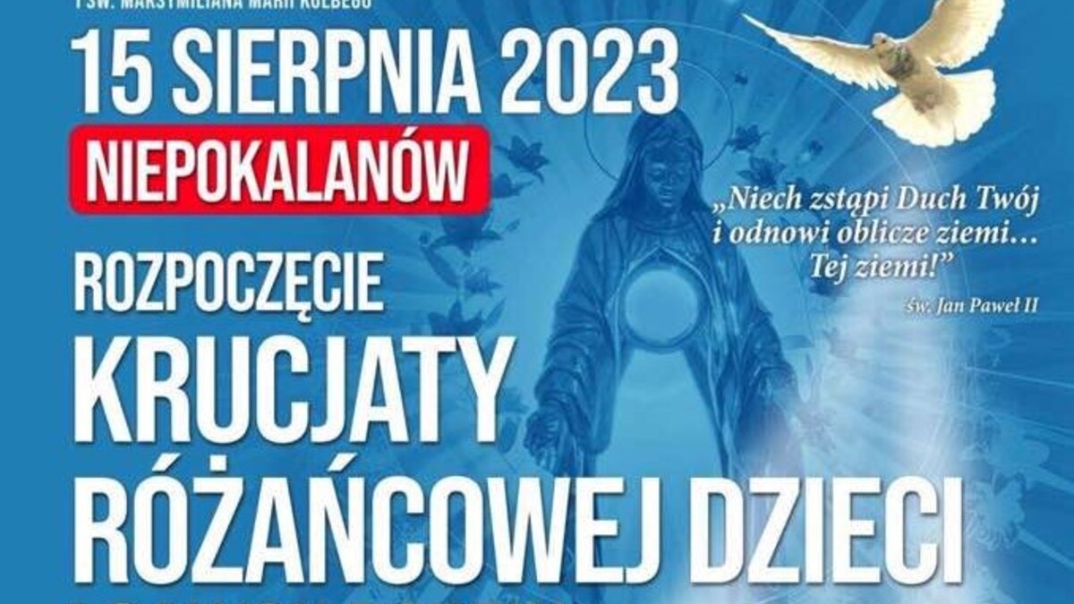 Pierwsza krucjata różańcowa dzieci i całych rodzin. "Polska i Polacy bardzo potrzebują dzisiaj tej modlitwy"