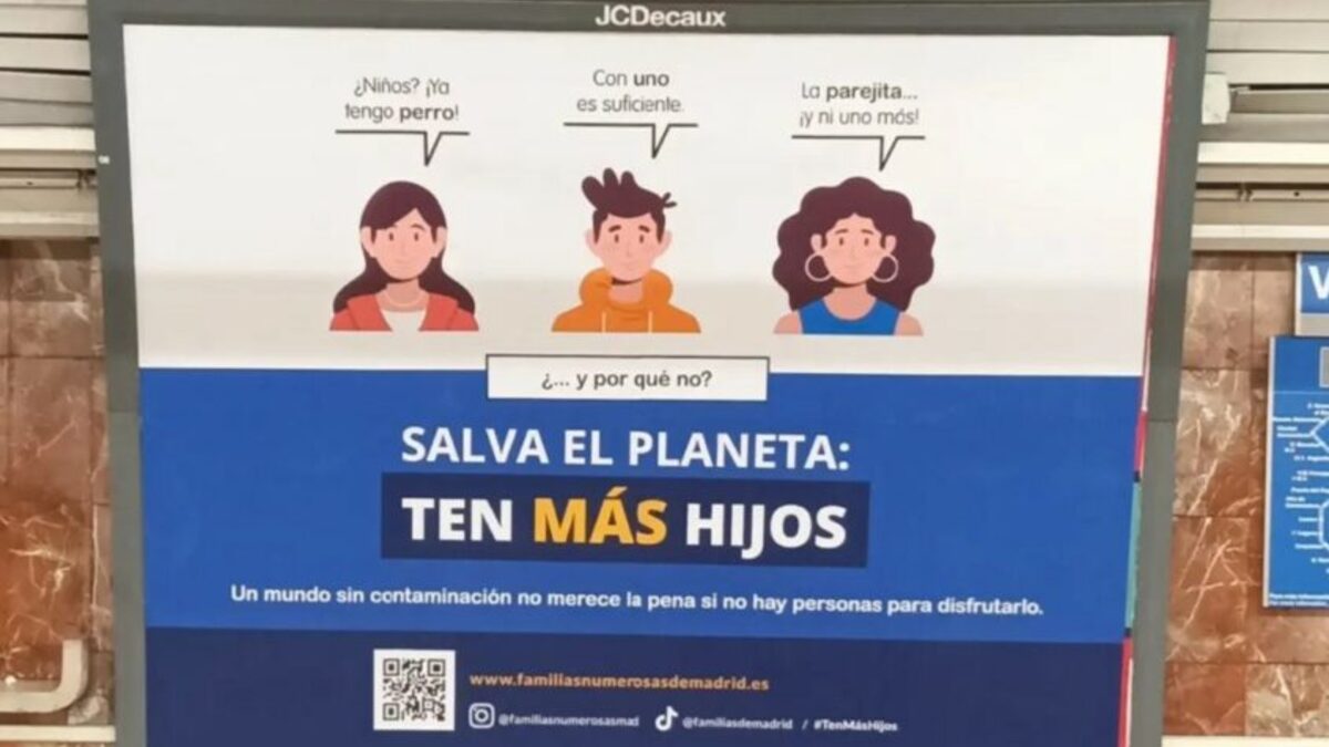 Stowarzyszenie w Madrycie rozpoczyna kampanię "Ratuj planetę, miej więcej dzieci"