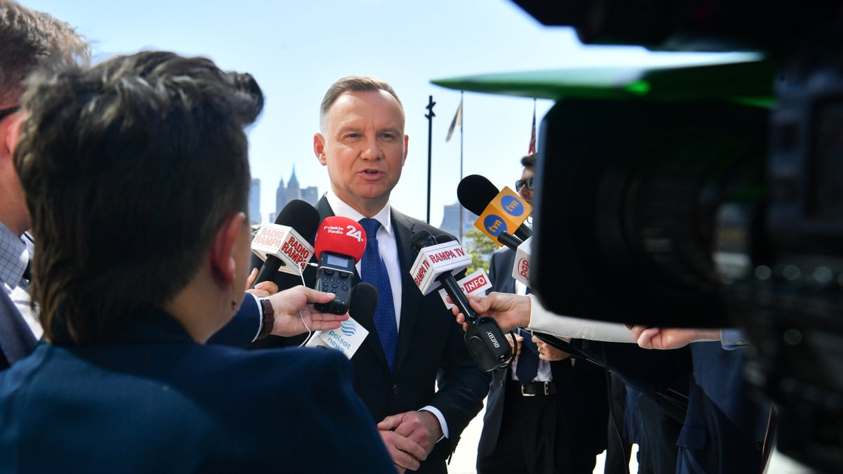 78. Zgromadzenie Ogólne Organizacji Narodów Zjednoczonych. Nie doszło do spotkania Dudy z Zełenskim. "Jak państwo widzieliście terminarz obrad bardzo się rozsunął"