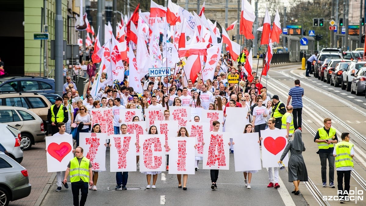 „Życie nie zna granic”. Coroczny marsz pro-life przeszedł ulicami Szczecina