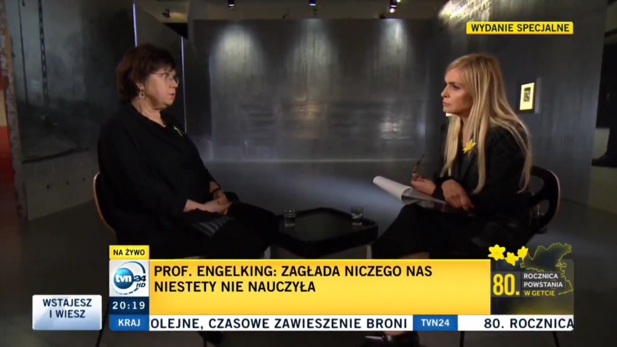 Do KRRiT wpłynęły skargi ws. skandalicznej wypowiedzi Barbary Engelking o Polakach i Żydach na TVN. "Rolą dziennikarzy jest reagowanie na kłamstwa"