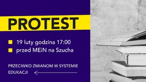 Protest przed MEiN. "Powiedzmy dość destrukcji systemu oświaty w Polsce"