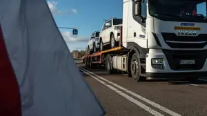 Protest polskich przewoźników. Ukraińcy wpadli na "genialny" pomysł. Mekler: "Ukraińscy kierowcy blokują pomoc, która jedzie do ich kraju"