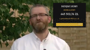 "Co z filmem, na który zebrał Pan ponad 665 tys. zł?" W 2018 r. Grzegorz Braun prosił o pieniądze na produkcję