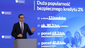 Wakacje kredytowe. Morawiecki poinformował o zwiększeniu finansowania dla programu "Bezpieczny kredyt 2 procent". W projekcie uczestniczy 13 banków