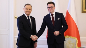 Trwa konflikt w sprawie mandatów poselskich Wąsika i Kamińskiego. Prezydent Duda po spotkaniu z Marszałku Hołownią: "Moje stanowisko jest jednoznaczne"