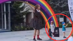 Skandaliczne sceny podczas Marszu Równości w Zielonej Górze. Demoralizatorzy wykorzystują dzieci do szerzenia propagandy LGBT. Zobacz szokujące nagranie [WIDEO]