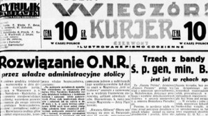 89 lat temu sanacyjna dyktatura zakazała działalności ONR