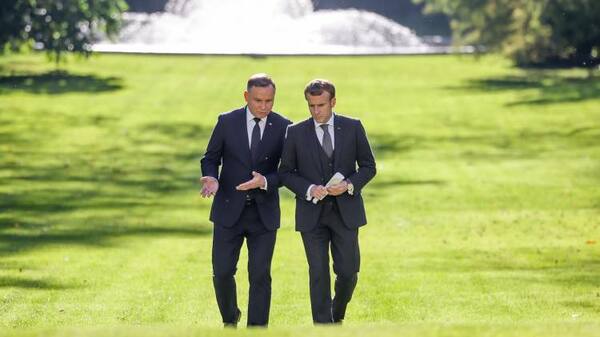 Macron najpierw zadzwonił do Dudy przed rozmową na temat Rosji z innymi przywódcami światowymi