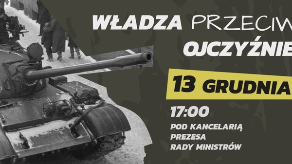 13 grudnia protest środowisk narodowych pod KPRM. "To wtedy władzę przejmie Tusk, który działa pod dyktando Niemiec i UE"