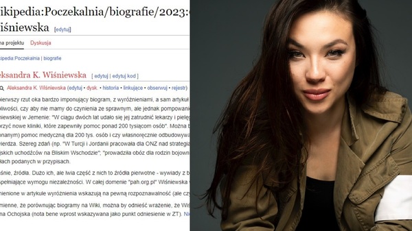 Kandydatka KO Aleksandra Wiśniewska jest wiarygodna? Jej biogram został zdjęty z Wikipedii. "Uprawiała marketing"