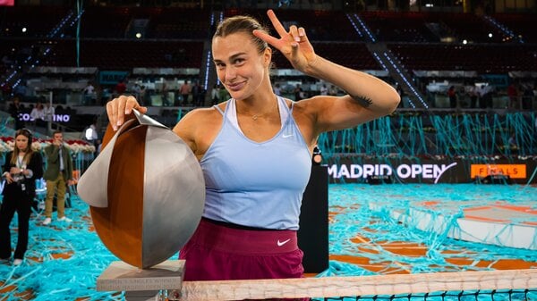 Iga Świątek przegrywa finałowy mecz turnieju WTA 1000 w Madrycie z Aryną Sabalenką