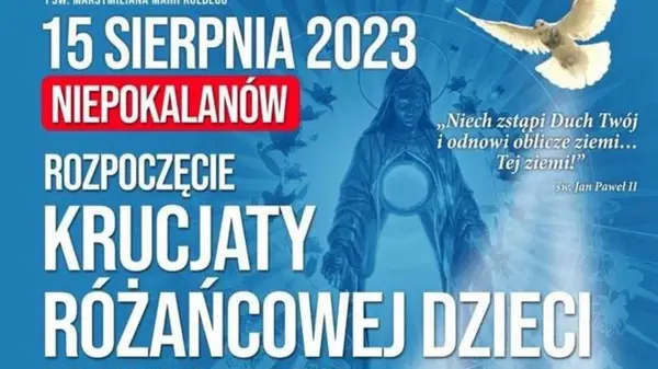 Krucjata Różańcowa Dzieci i Całych Rodzin już ruszyła. "To modlitwa dzieci za naszą Ojczyznę"