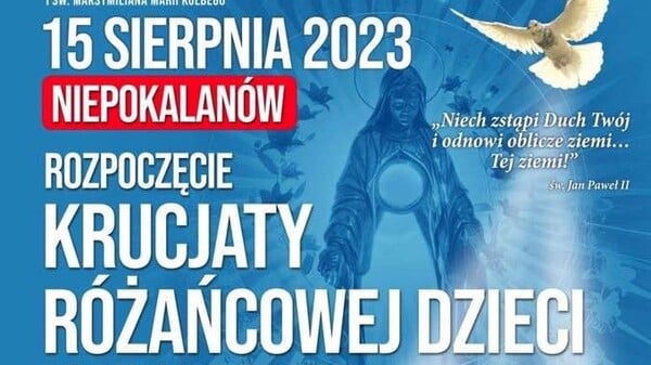 Pierwsza krucjata różańcowa dzieci i całych rodzin. "Polska i Polacy bardzo potrzebują dzisiaj tej modlitwy"