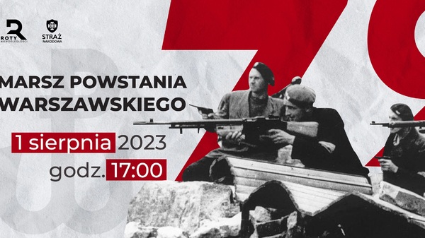 1 sierpnia w Warszawie odbędzie się Marsz Powstania Warszawskiego. Zapisz tę datę w kalendarzu