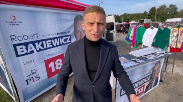 Frysztak śledzi kandydata Prawa i Sprawiedliwości? Bąkiewicz:"Niejaki Frysztak z PO, chodzi za mną i żąda przeprosin" [WIDEO]