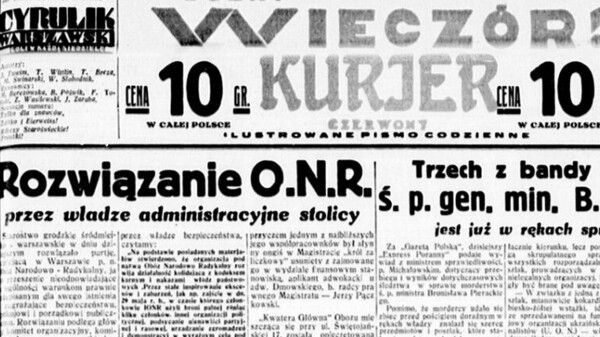 89 lat temu sanacyjna dyktatura zakazała działalności ONR