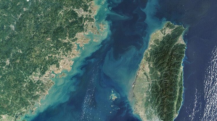 Zdjęcie satelitarne Tajwanu