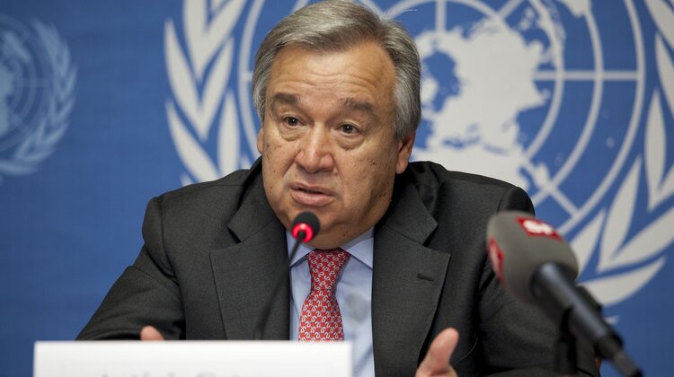 Sekretarz ONZ Antonio Gutteres