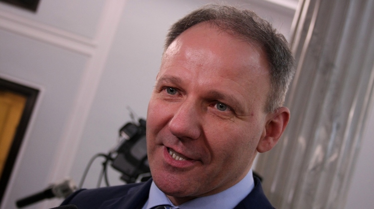 Jacek Protasiewicz. Zdjęcie zrobione podczas pierwszego posiedzenia Sejmu RP VIII kadencji