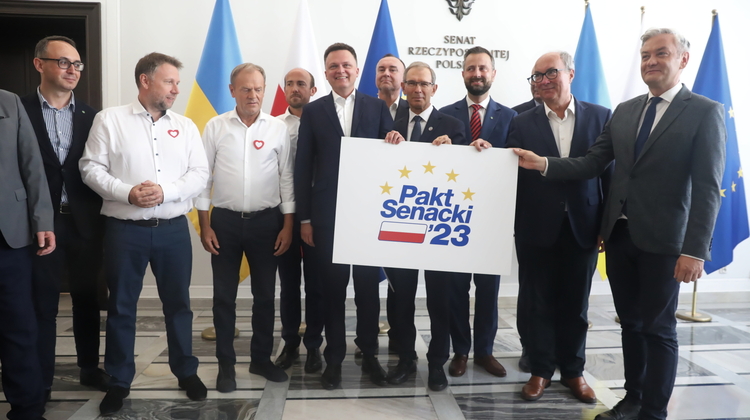 Liderzy partii opozycyjnych podpisali tzw. pakt senacki