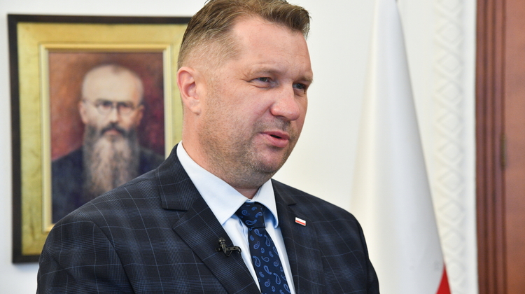 Minister edukacji i nauki Przemysław Czarnek