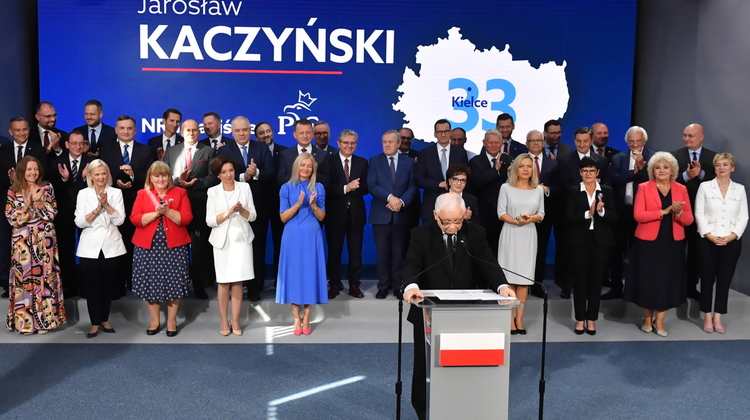 Prezes PiS Jarosław Kaczyński