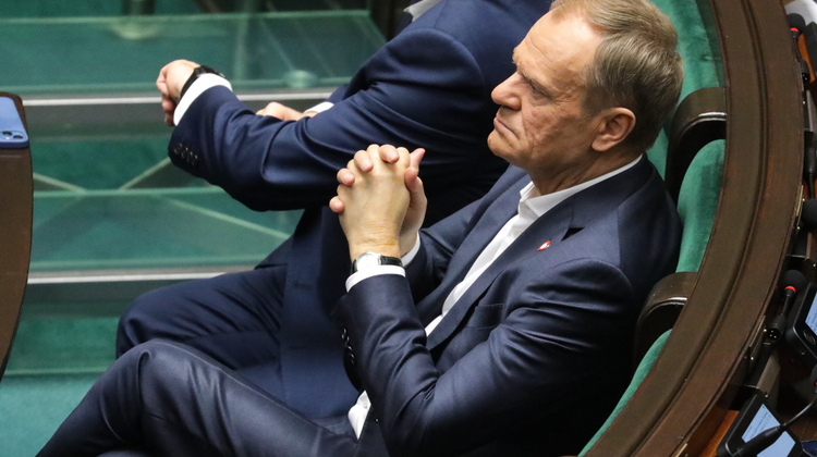 Przewodniczący PO Donald Tusk