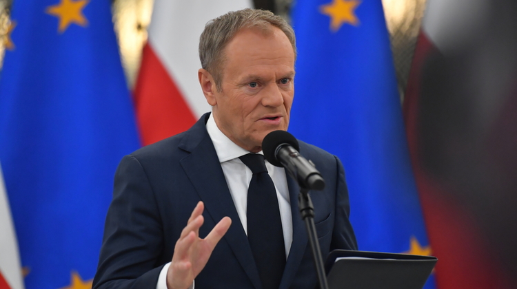 Przewodniczący PO Donald Tusk