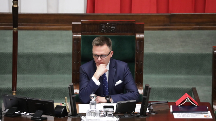 Marszałek Sejmu Szymon Hołownia