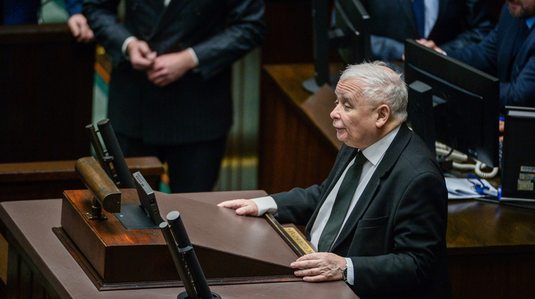 Prezes PiS Jarosław Kaczyński