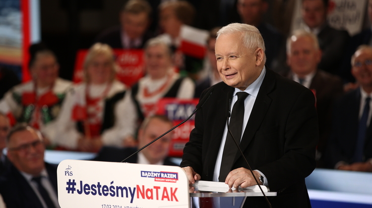 Prezes PiS Jarosław Kaczyński