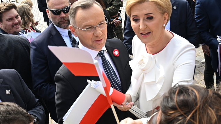 Prezydent Andrzej Duda i Pierwsza Dama Agata Kornhauser-Duda