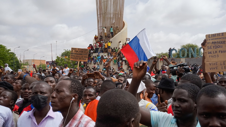 Protestujący w Nigrze przeciwko sankcjom ECOWAS