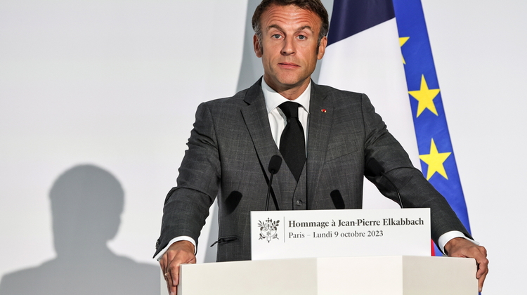 Prezydent Francji Emmanuel Macron