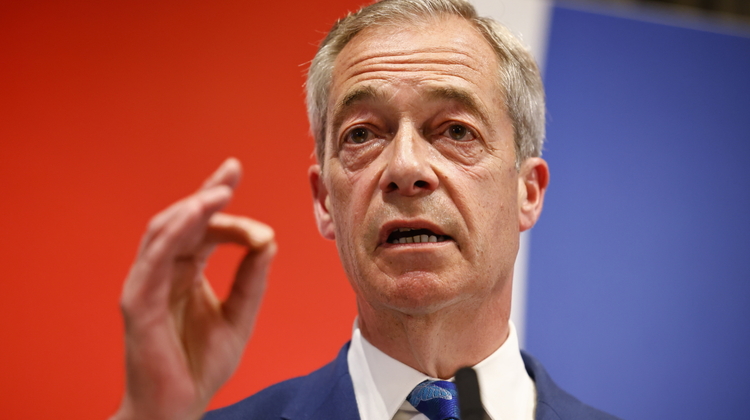 Prezes Reform UK Nigel Farage