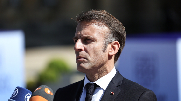 Prezydent Francji Emmanuel Macron