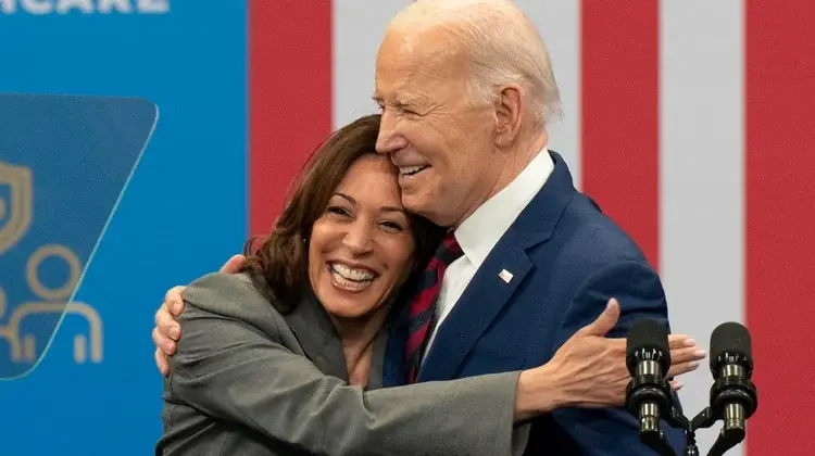 Wiceprezydent USA Kamala Harris i Prezydent USA Joe Biden