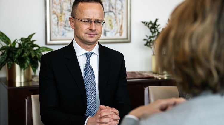 Minister spraw zagranicznych i handlu Węgier Peter Szijjarto