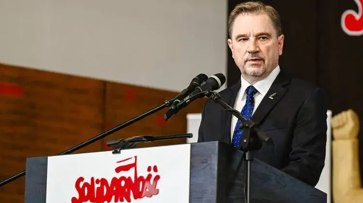 Szef "Solidarności" Piotr Duda