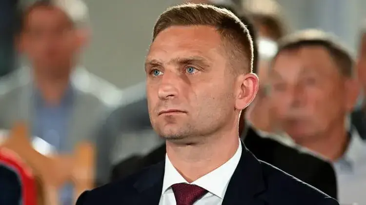 Prezes partii Niepodległość Robert Bąkiewicz